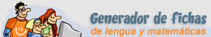 Generador de fichas para imprimir de Lengua y Matem&aacute;ticas